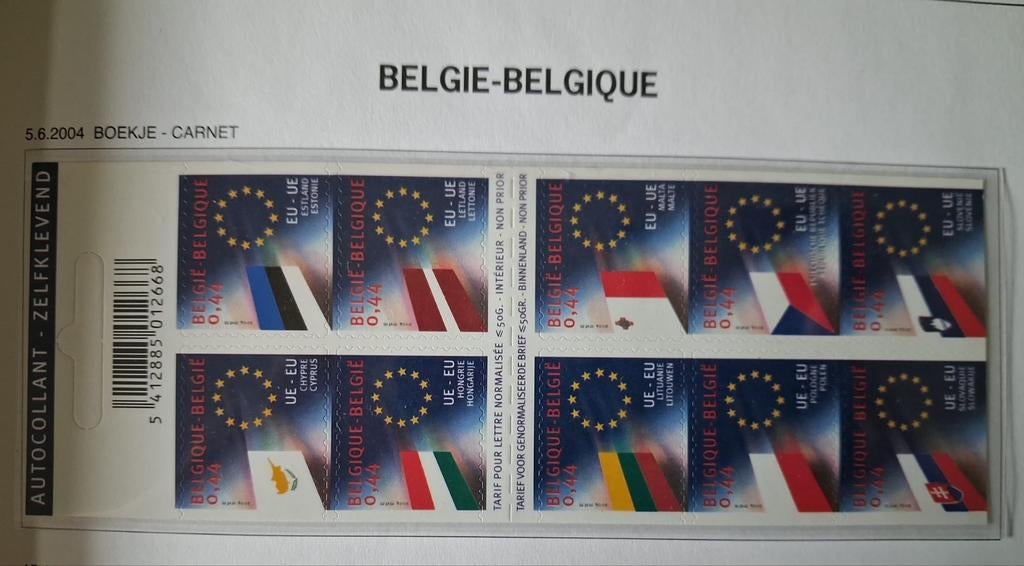 Carnet OBP belge 44 mint année 2004, Timbres & Monnaies, Timbres | Europe | Belgique, Non oblitéré, Enlèvement ou Envoi