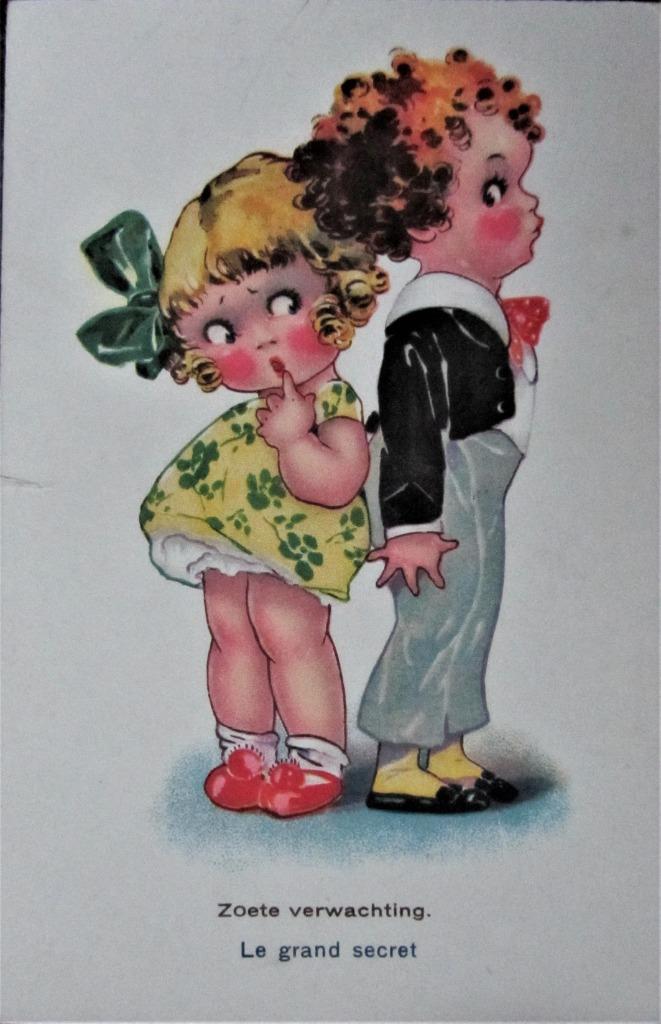 FANTASIE- KAART- KINDEREN, Verzamelen, Ophalen of Verzenden, Ongelopen, Kinderen