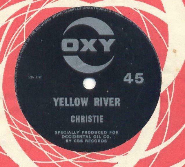 Christie – Yellow River - Single – 45 rpm - Flexi, Enlèvement ou Envoi, Utilisé