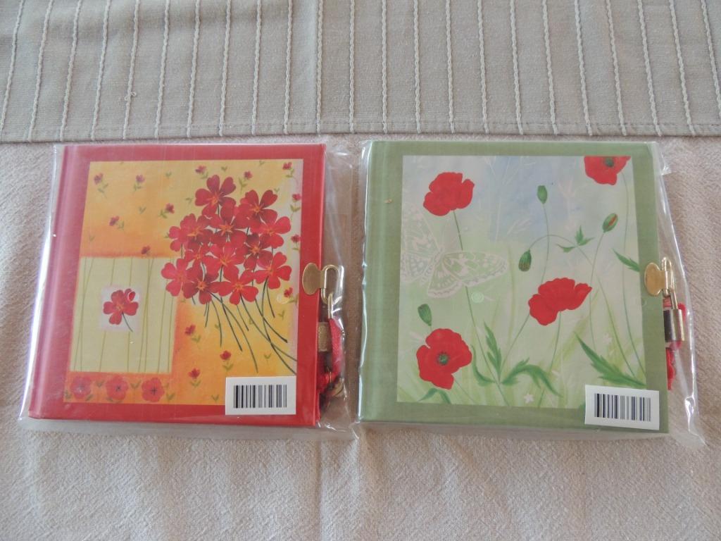 2 livres de poésie avec serrure à clé, Enlèvement ou Envoi, Neuf, Papier, Carnet de croquis ou à dessin