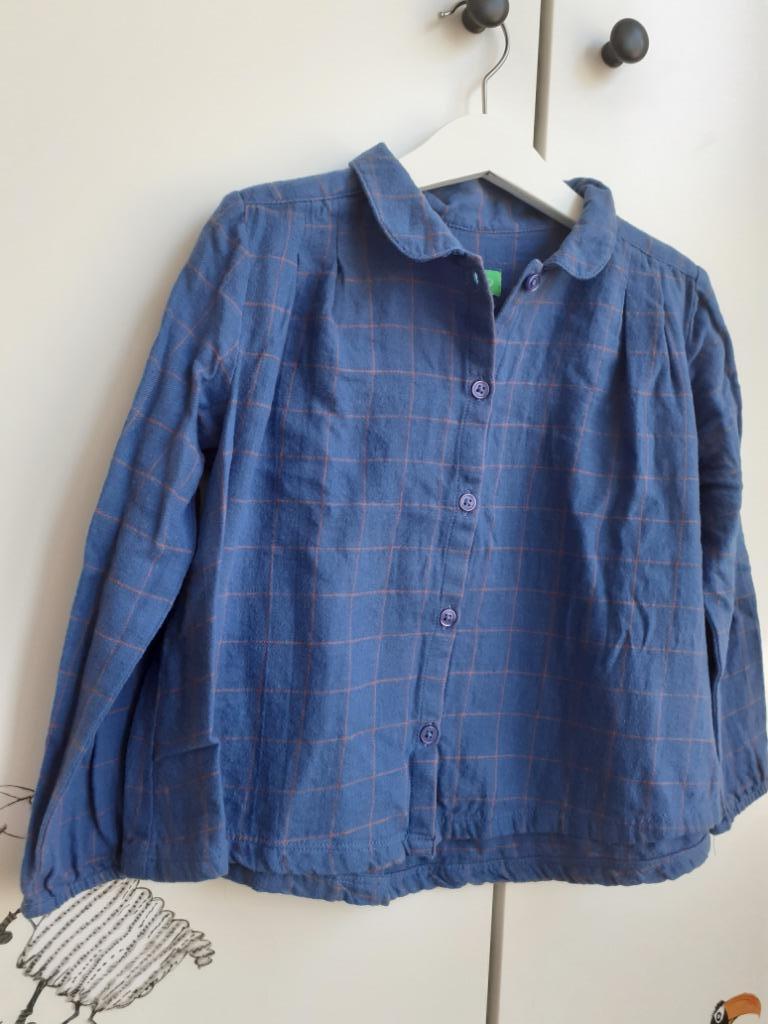 Geruite blouse Lily Balou maat 104 (nieuw), Kinderen en Baby's, Meisje, Overhemd of Blouse, Ophalen of Verzenden, Zo goed als nieuw