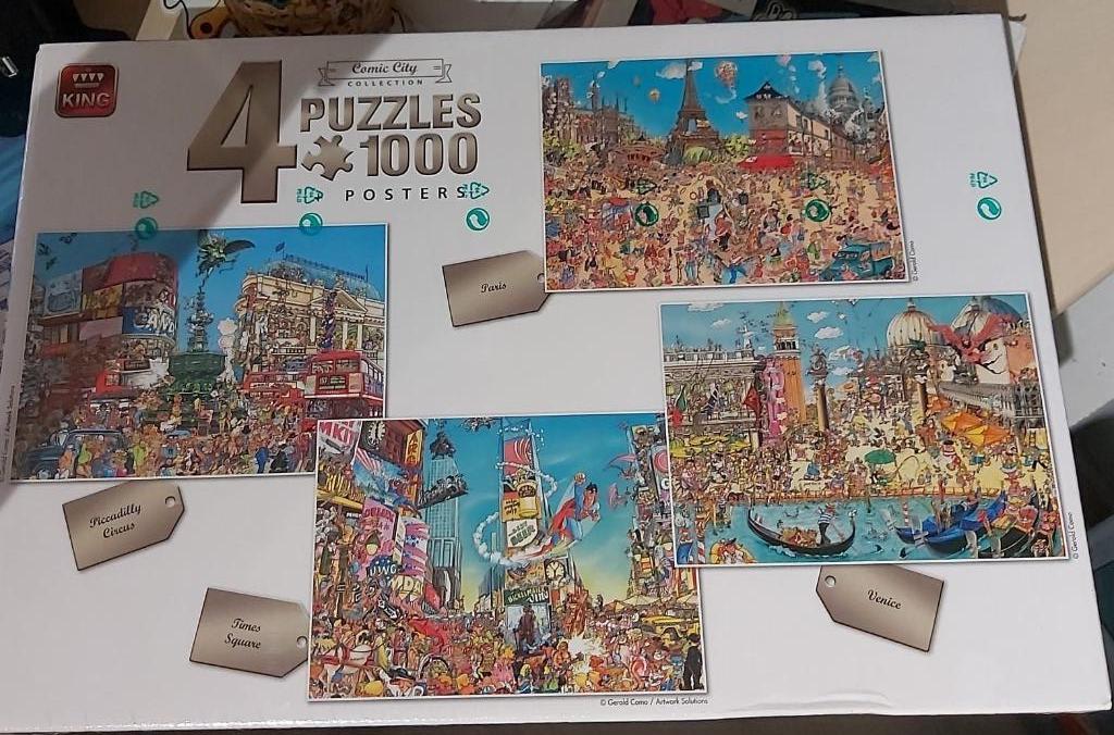 Puzzels Comic City Collection, Hobby en Vrije tijd, Ophalen of Verzenden, Meer dan 1500 stukjes, Nieuw, Legpuzzel