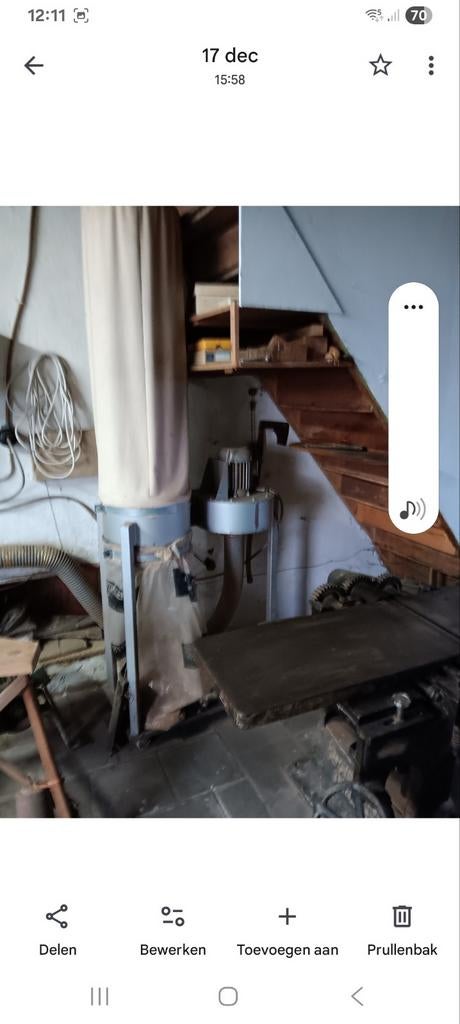 Afzuiging  schrijnwerkerij, Zakelijke goederen, Machines en Bouw | Houtbewerking, Ophalen