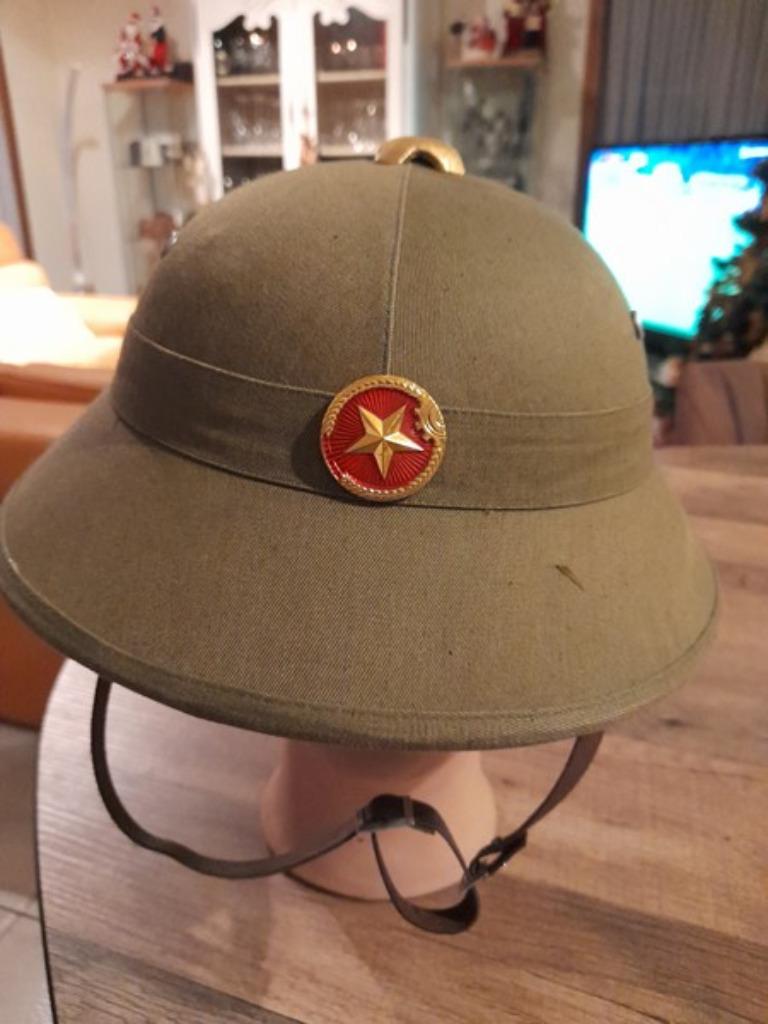 Salacot van het Vietnamese Volksleger, Ophalen of Verzenden, Landmacht, Helm of Baret