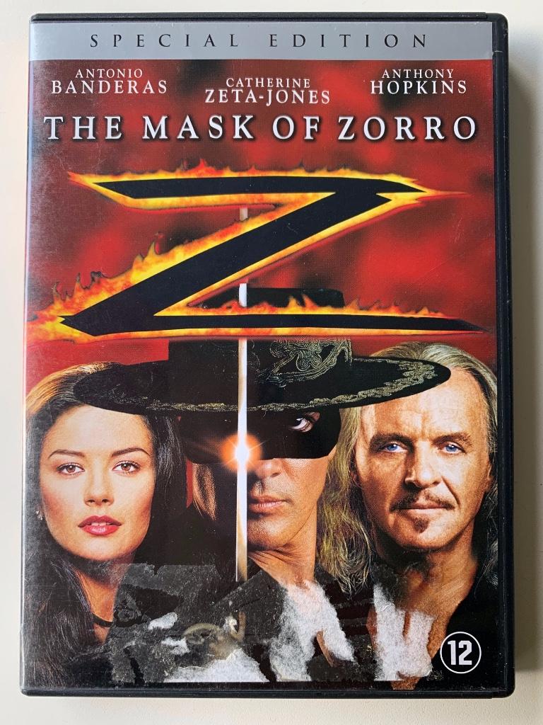 dvd The Mask Of Zorro, Cd's en Dvd's, Vanaf 12 jaar, Ophalen of Verzenden, Zo goed als nieuw