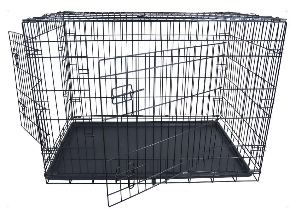 Caisse pour chien Economic Noir S, Enlèvement, Neuf