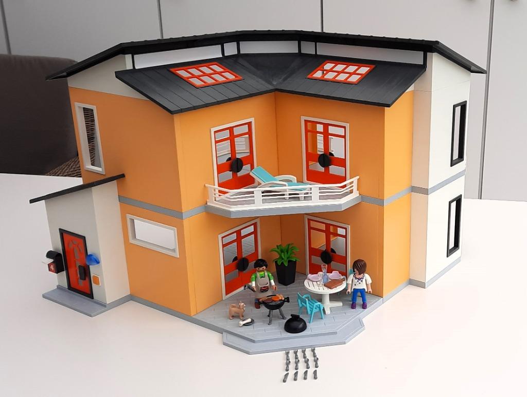 Playmobil city life 9266 modern huis, Ophalen of Verzenden, Zo goed als nieuw, Complete set