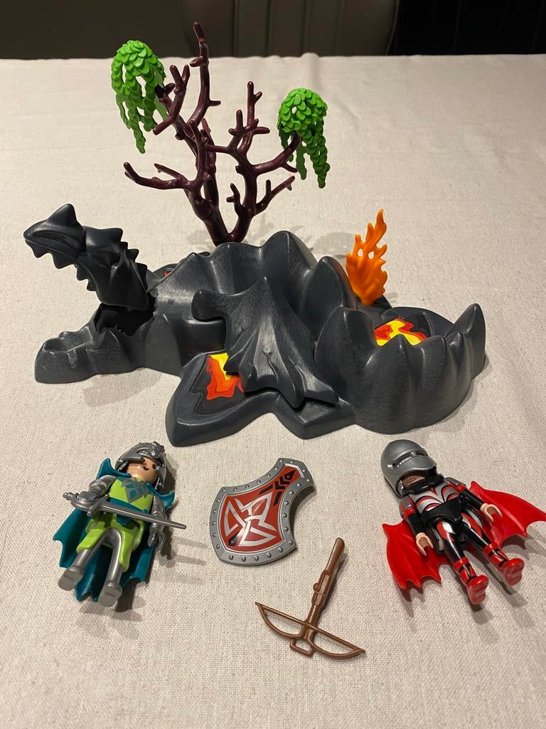 Playmobil compactset drakenridders (4147), Ophalen of Verzenden, Zo goed als nieuw