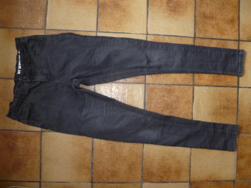 zwarte skinny jeans meisjes, Hema, maat 158, Ophalen of Verzenden, Hema