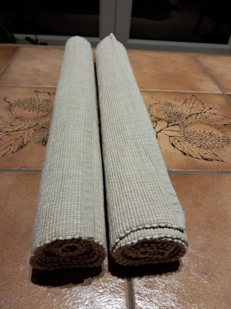 Lot de 2 chemins de table beige Ikea, Maison & Meubles, Cuisine | Linge de cuisine, Enlèvement ou Envoi, Utilisé, Beige, Autres types