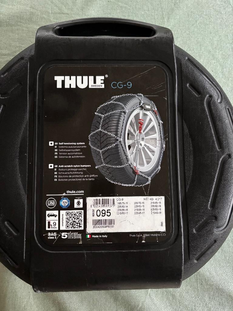 Sneeuwkettingen Thule CG-9 095, Auto diversen, Sneeuwkettingen, Zo goed als nieuw, Ophalen
