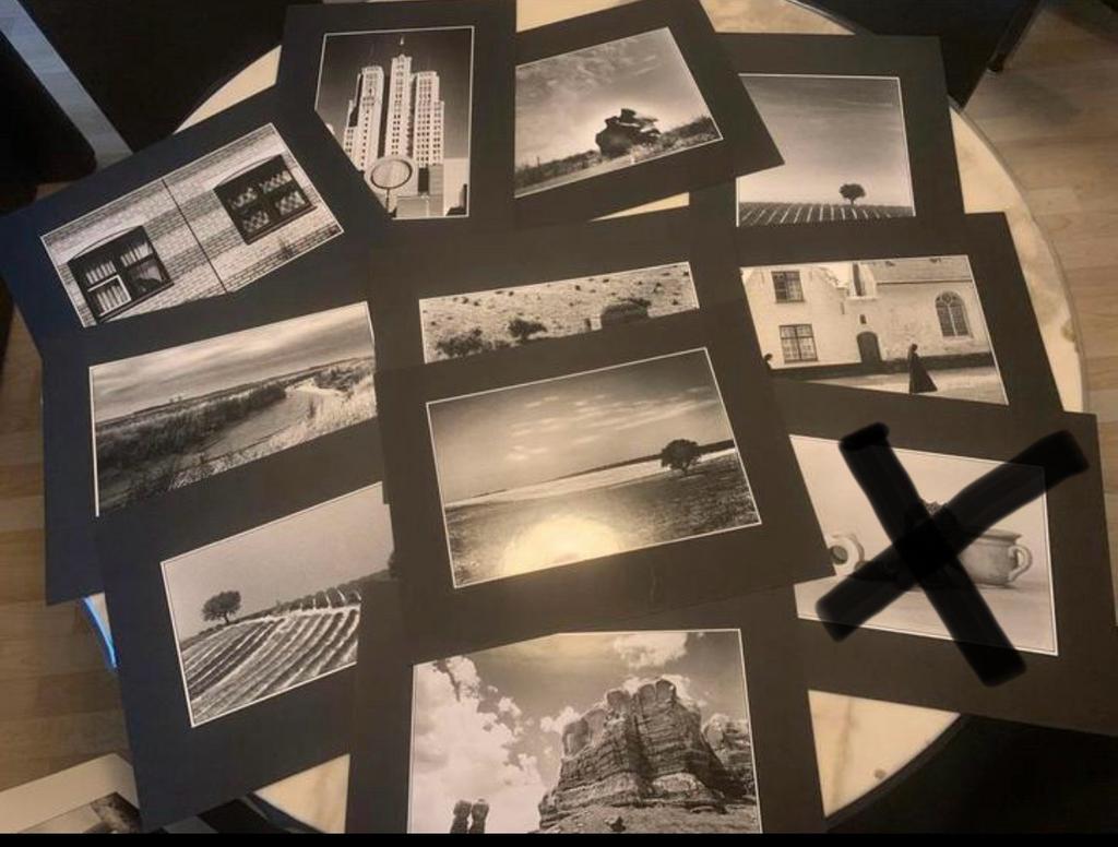Reeks van 10 zw/w kunstfotografie, Ophalen of Verzenden