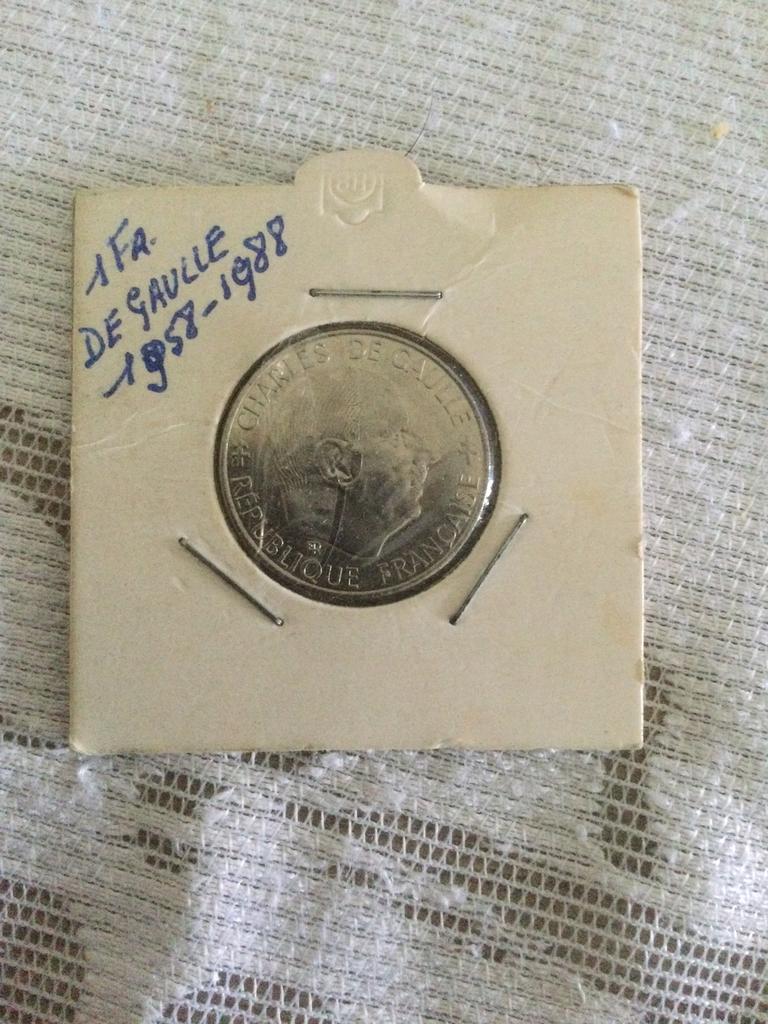 1franse Frank, Postzegels en Munten, Ophalen of Verzenden