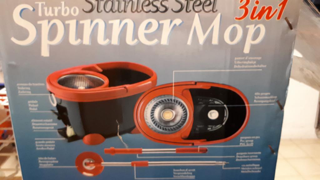 Seau de Nettoyage en Alu Turbo Spinner, Enlèvement, Neuf, Aluminium
