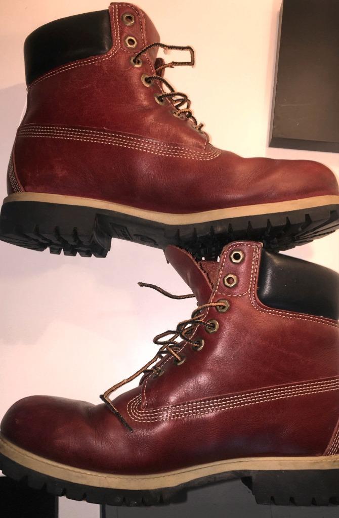 Timberland Bordeaux waterdichte leren laars voor heren.43., Kleding | Heren, Schoenen, Overige kleuren, Timberland, Gedragen, Wandelschoenen