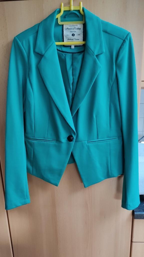 groene  blazer, Ophalen, Maat 42/44 (L), Zo goed als nieuw, America Today