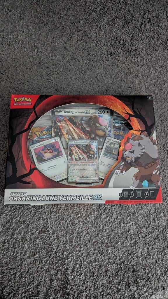 Pokemon Ursake Vermeille Moon EX Set, Ophalen of Verzenden, Nieuw, Boosterbox, Foil