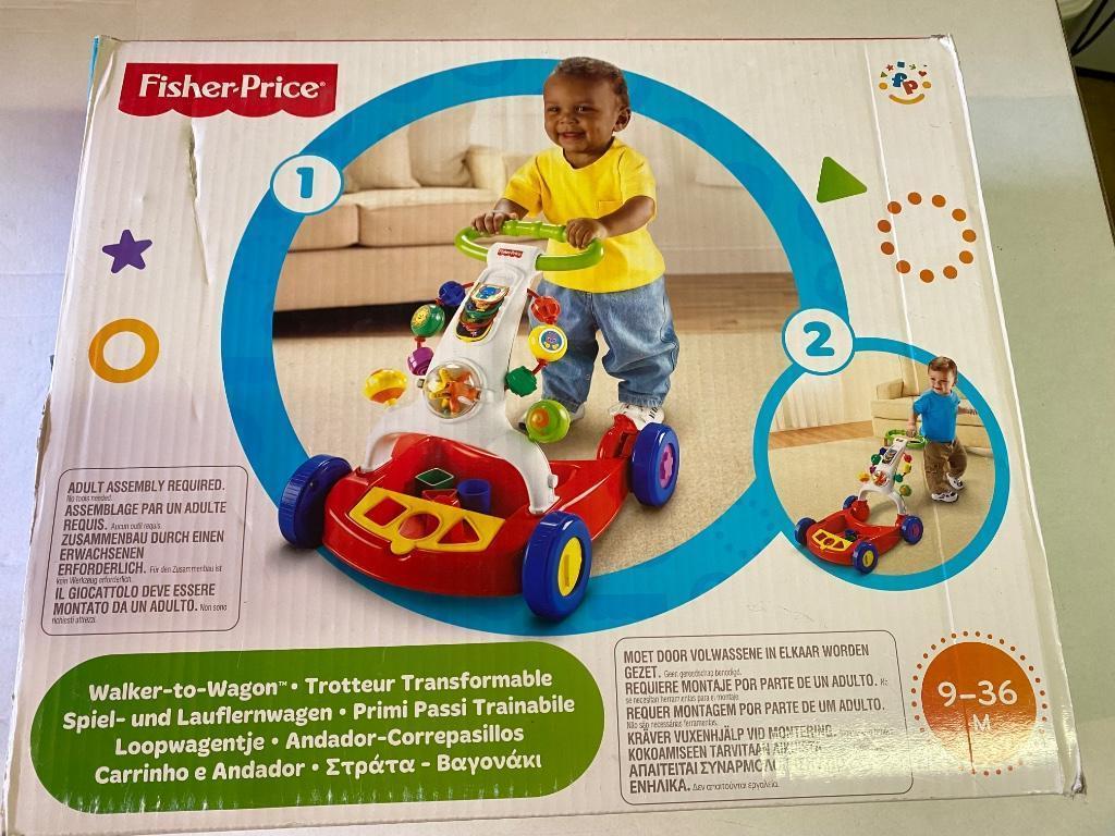 Kinder loopwagentje, Kinderen en Baby's, Speelgoed | Fisher-Price, Ophalen of Verzenden, Zo goed als nieuw, Duw- of Trekspeelgoed