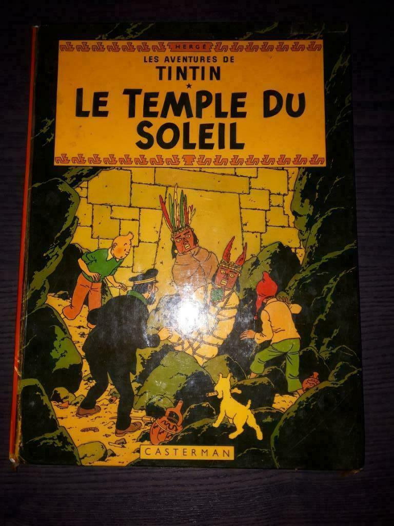 Kuifje de tempel van de zon, Eén stripboek, Hergé, Ophalen, Gelezen