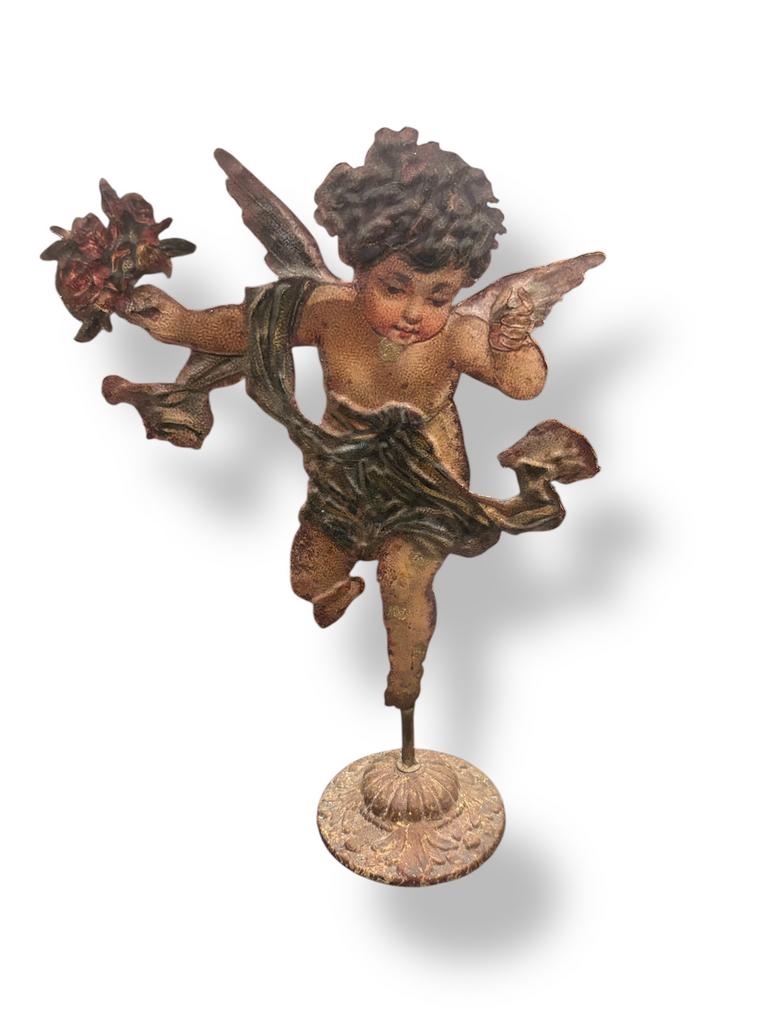 Statuette sur socle de chérubin, Enlèvement ou Envoi, Utilisé