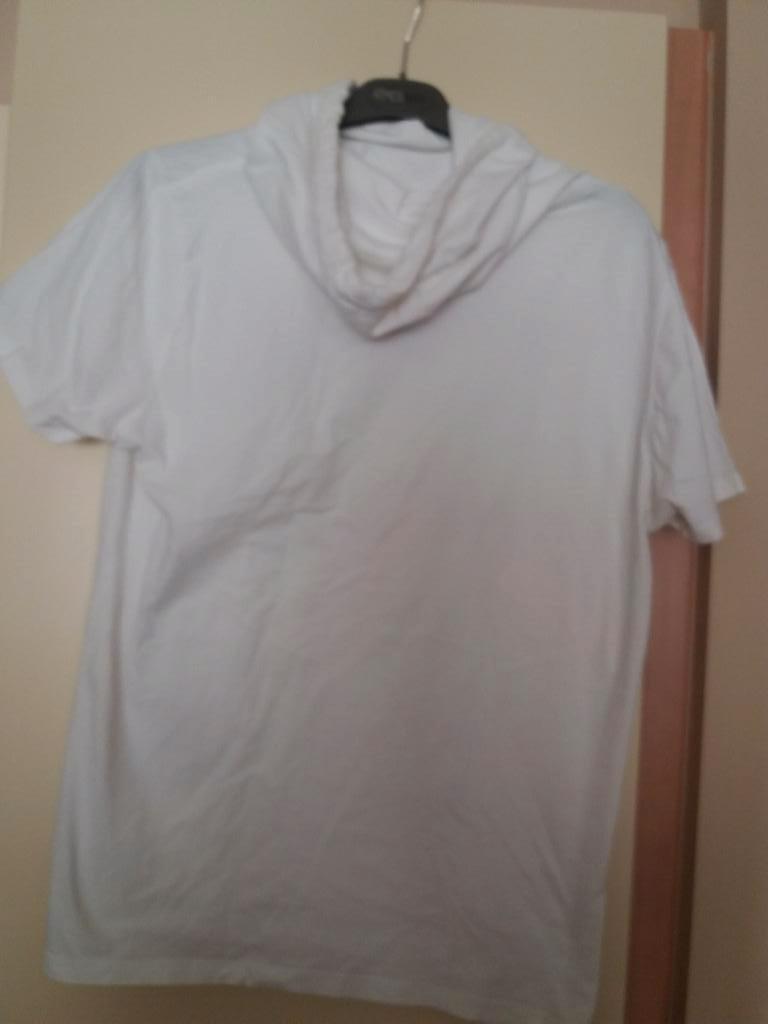 Hoodie met korte mouwen en kap, Ophalen of Verzenden, Nieuw, Maat 56/58 (XL), Wit