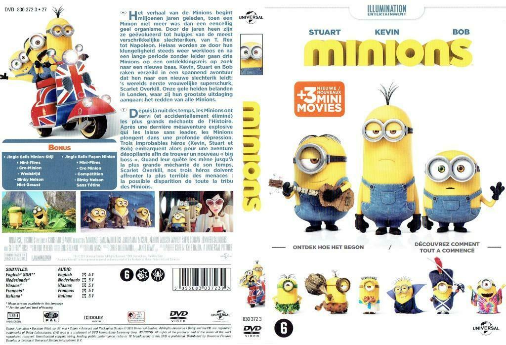 (DVD) Minions, Ophalen of Verzenden