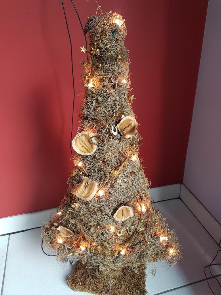 Kerstboom met verlichting, Diversen, Kerst, Ophalen, Gebruikt