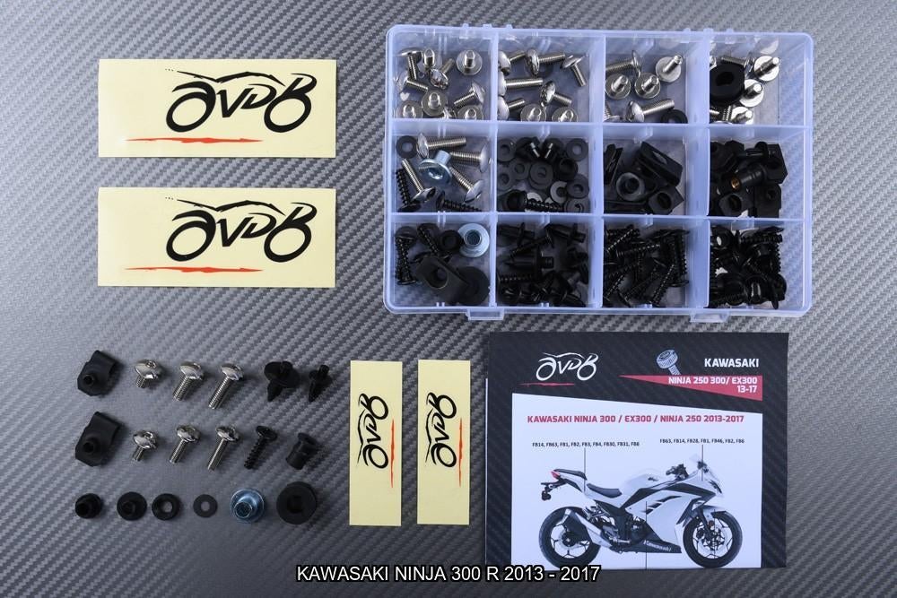 Kuip bouten set voor KAWASAKI NINJA 300 R / Z300 2013 - 2017, Motoren, Ophalen of Verzenden, Nieuw