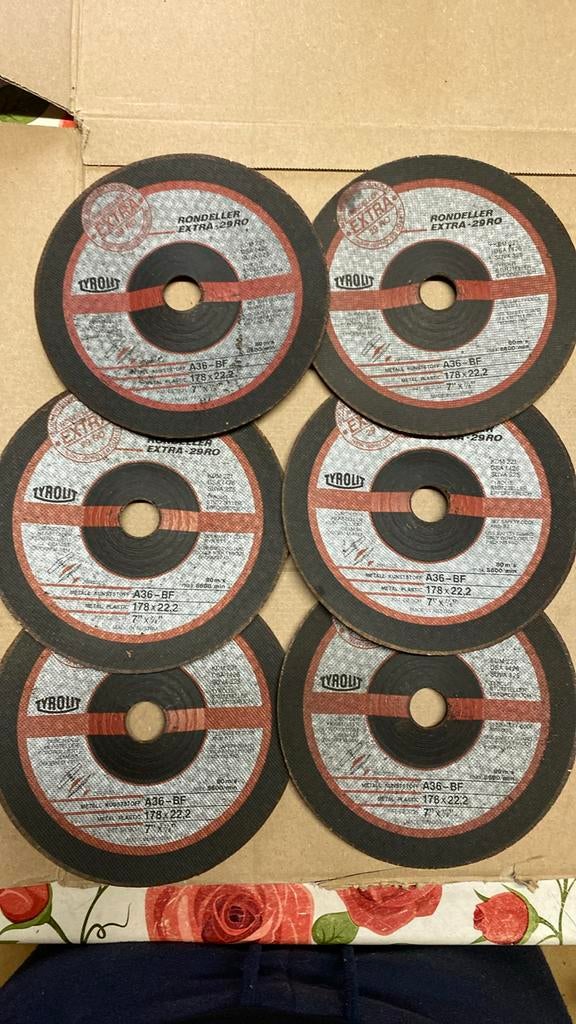 6 Rondellen extra-29RO voor slijpmachine, Ophalen, Nieuw