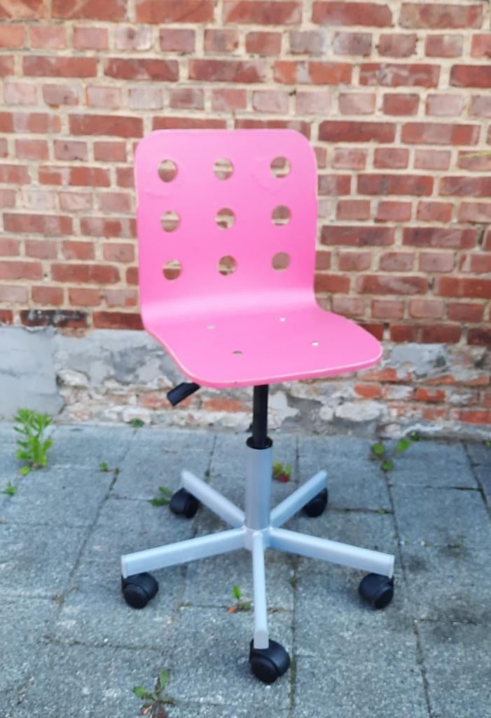 Ikea bureaustoel kinderen, Huis en Inrichting, Ophalen, Gebruikt, Roze, Bureaustoel
