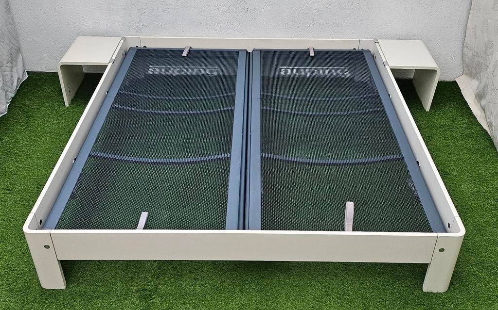 Auping Auronde Bed 180x200cm met Bijzettafeltjes, Enlèvement, Comme neuf