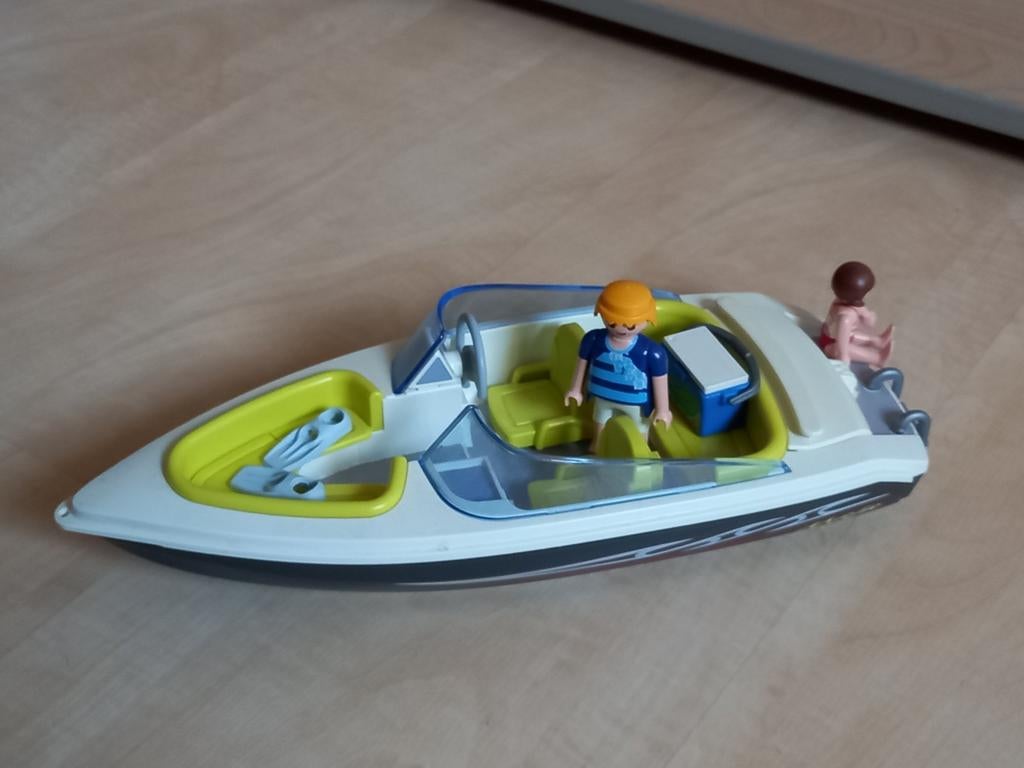 Playmobil 4862 familie met speedboot, Ophalen of Verzenden