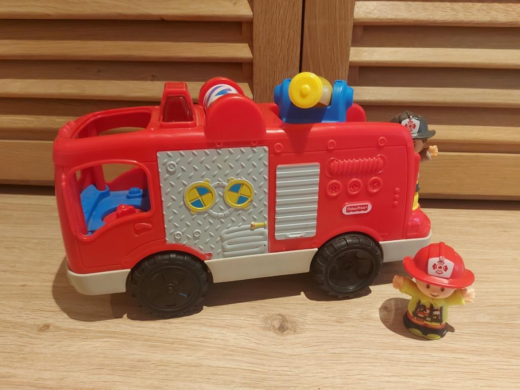 Brandweerwagen Fisher Price, Kinderen en Baby's, Speelgoed | Fisher-Price, Ophalen of Verzenden, Gebruikt, Auto of Voertuig