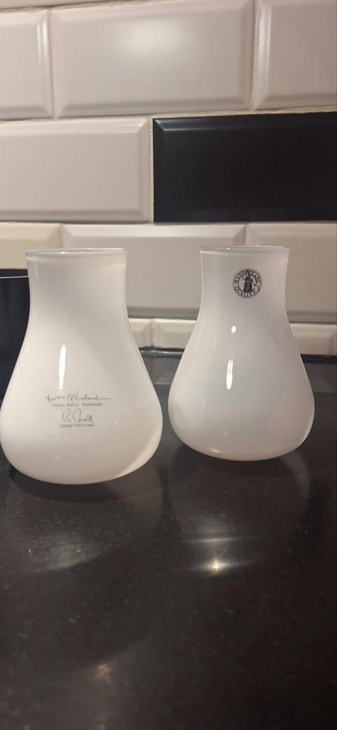 Vases IKEA, B. Wesslander et P. Amsell, Maison & Meubles, Moins de 50 cm, Enlèvement ou Envoi, Verre, Utilisé