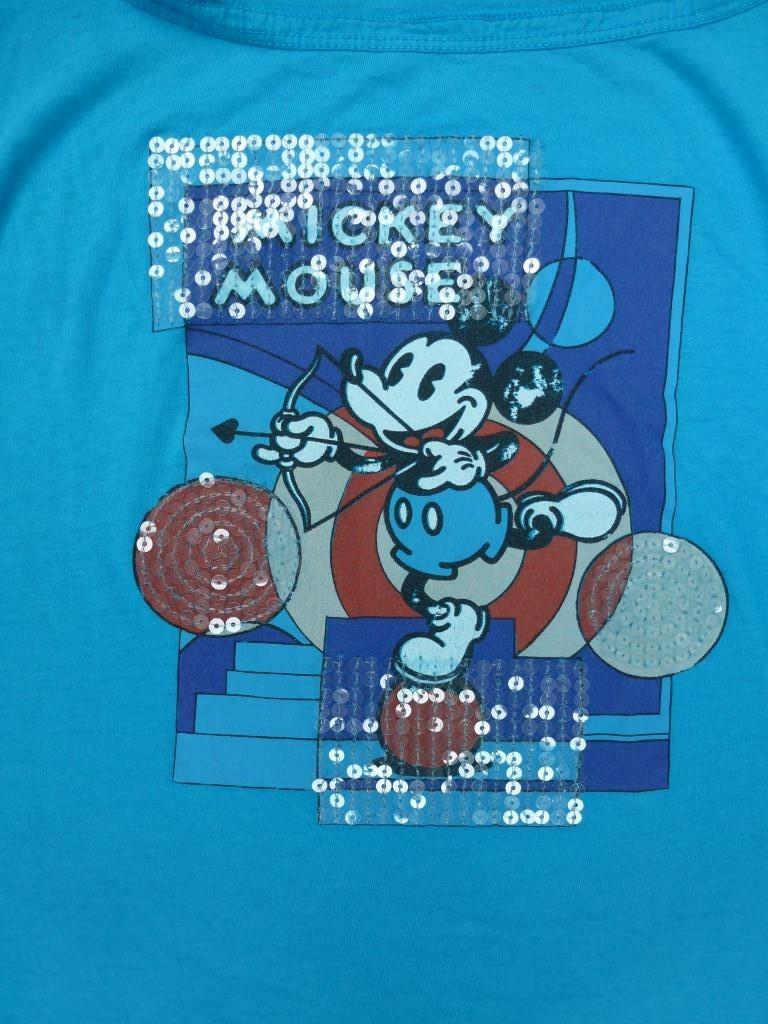 T shirt zonder mouwen voor dames blauw Mickey mouse, Kleding | Dames, Maat 46/48 (XL) of groter, Zonder mouw, Gedragen, Verzenden