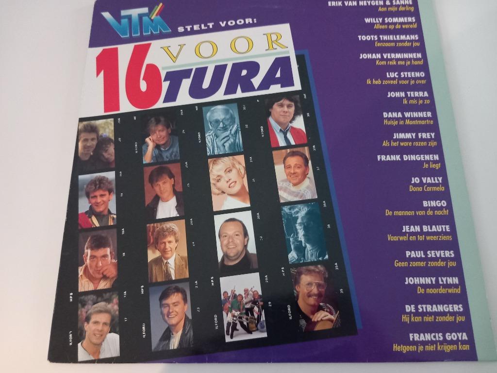 Vinyl LP VTM 16 voor Tura Pop Levenslied Nederlandstalig, Ophalen of Verzenden, 12 inch, Levenslied of Smartlap