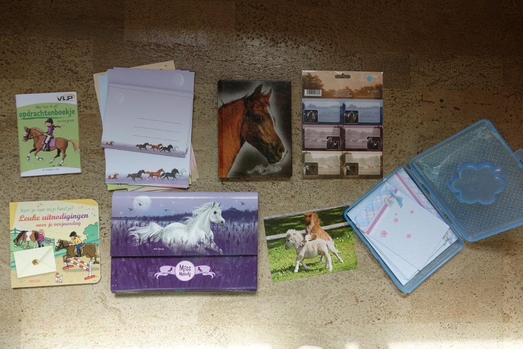 Briefpapier en andere voor paardenmeisjes oa Miss Melody, Enlèvement ou Envoi, Utilisé