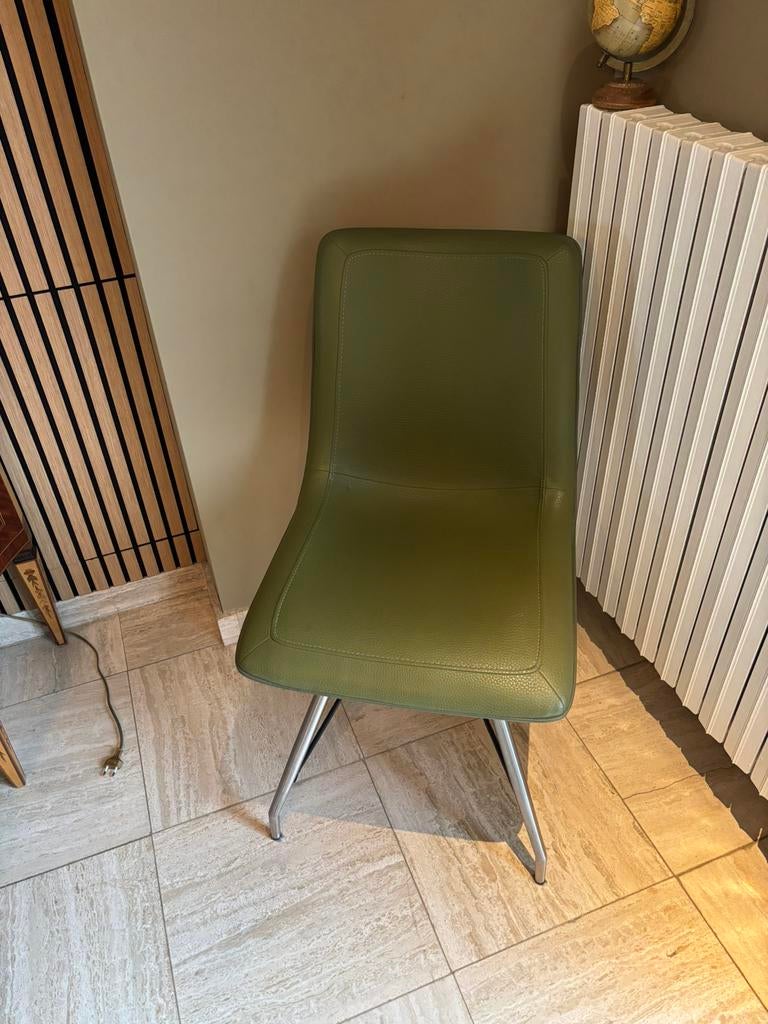 4 stoelen, Ophalen, Gebruikt, Overige kleuren, Leer