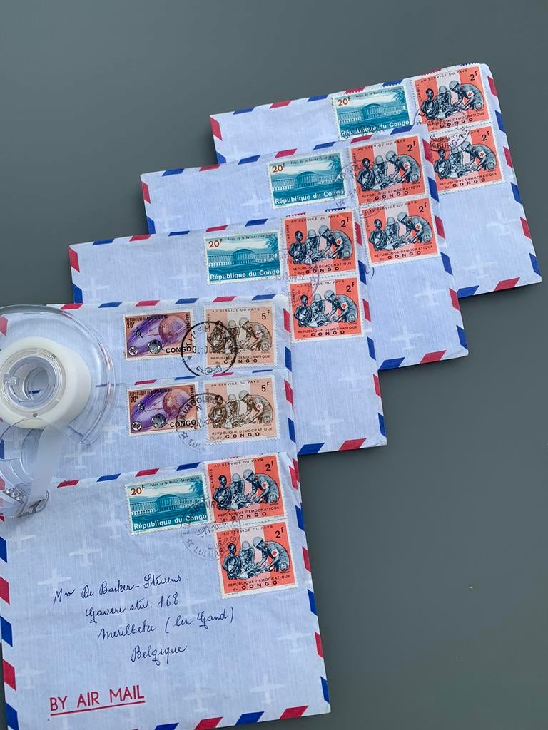 Timbres anciens du Congo, Enlèvement ou Envoi