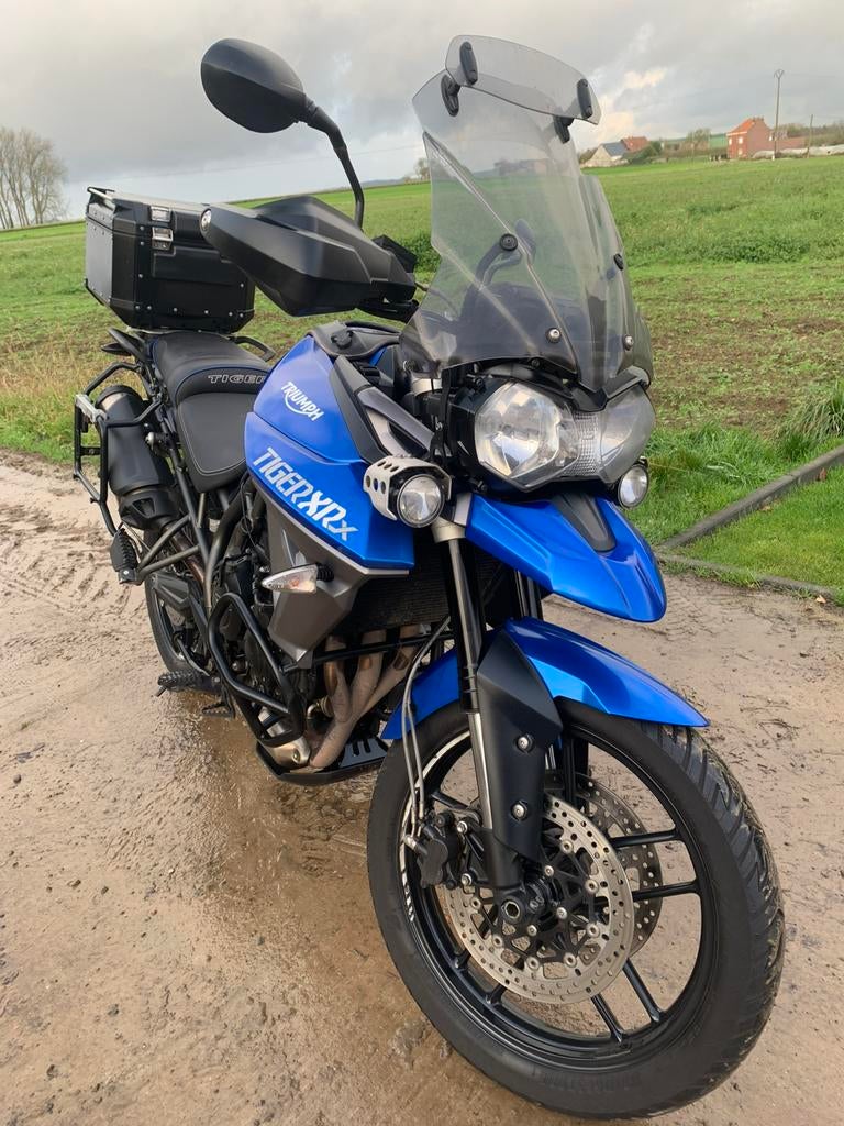 Triumph tiger xrx 800 van 2014 blauw, Motorrijbewijs A, 3 cilinders, Particulier, Meer dan 35 kW