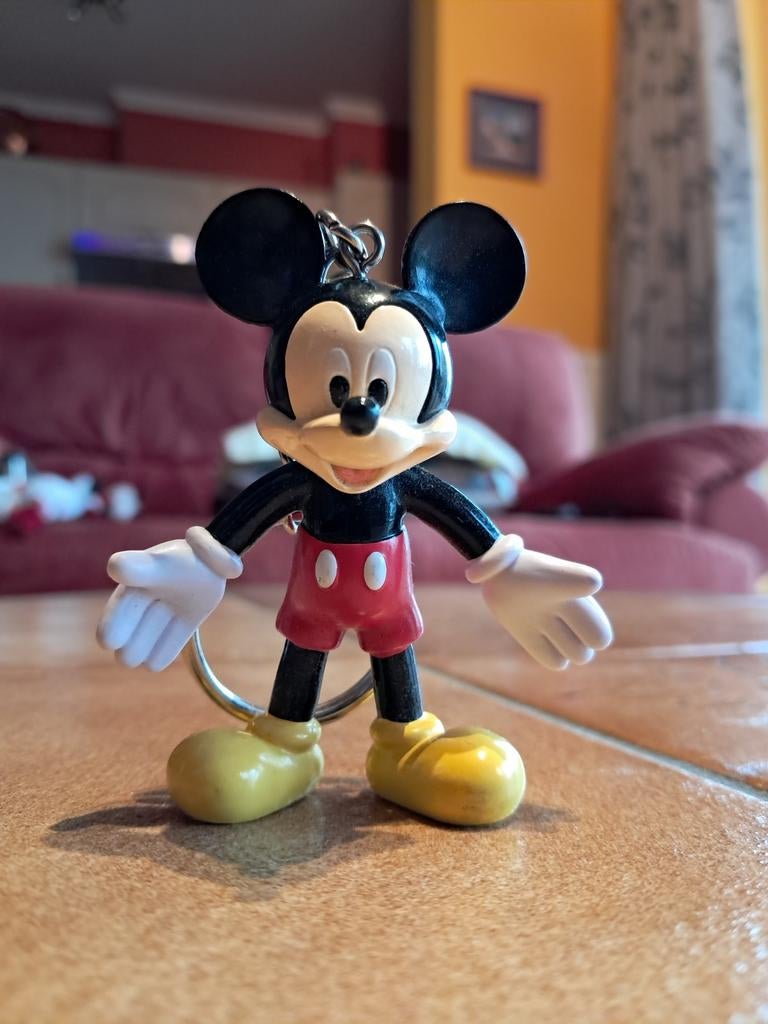 Porte-clés Mickey Mouse 7cm, Collections, Enlèvement ou Envoi, Neuf, Peluche ou Figurine