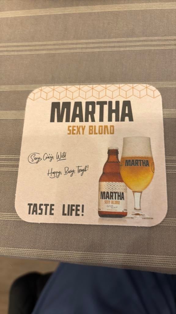 Tapis à bière Marta, Enlèvement ou Envoi, Neuf, Sous-bock
