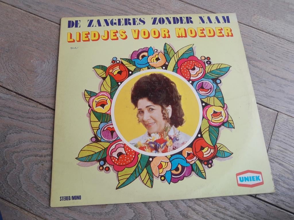 Lp : Zangeres zonder naam: liedjes voor moeder, Cd's en Dvd's, Ophalen of Verzenden, Zo goed als nieuw