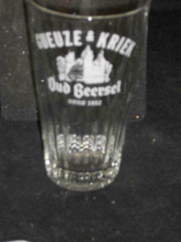 Bierglazen.Gueuze.Kriek.Lambic.Faro.Lindemans. D 96, Ophalen of Verzenden, Zo goed als nieuw, Glas of Glazen, De Koninck