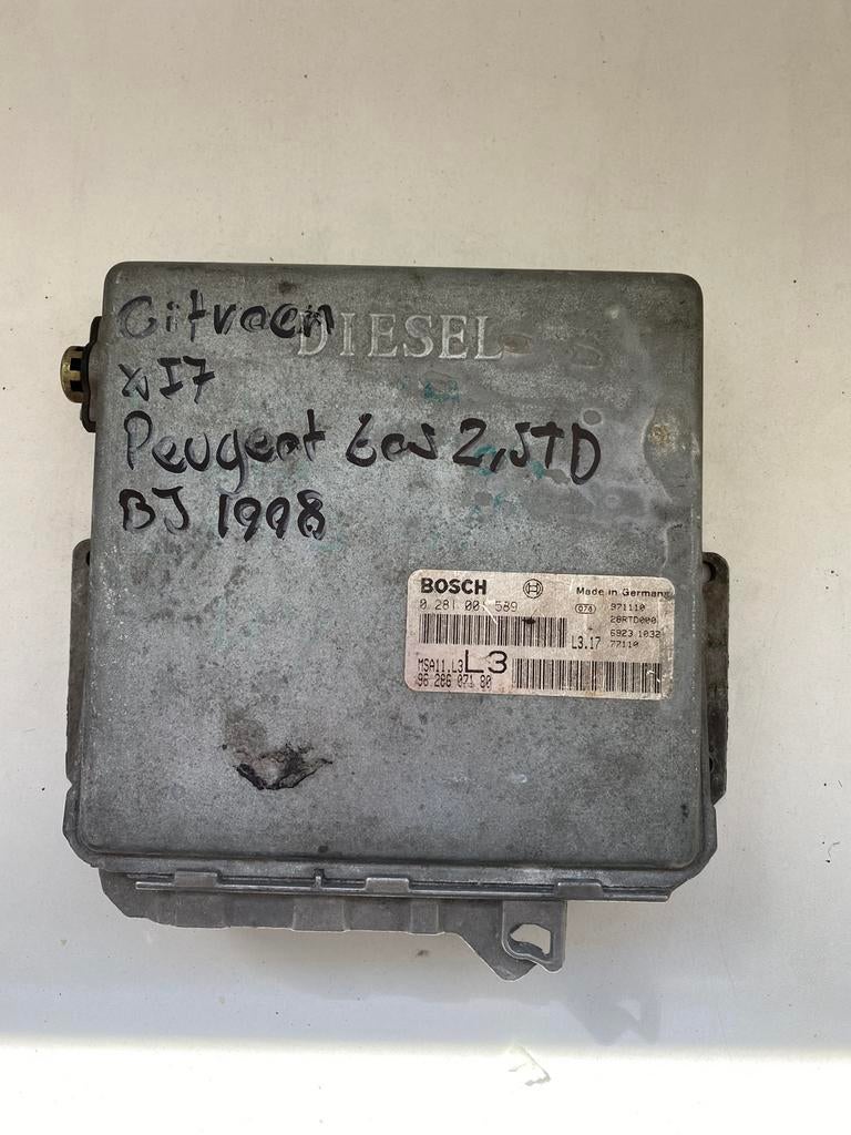 Peugeot 605 / Citoen XM 2.5TD 0281001589 Ecu, Auto-onderdelen, Ophalen of Verzenden, Gebruikt, Citroën
