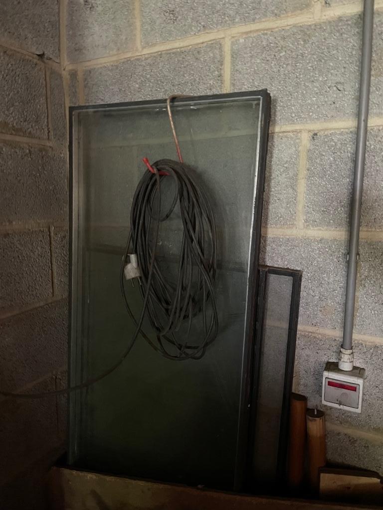 Frame met dubbele beglazing, Ophalen, Dubbelglas