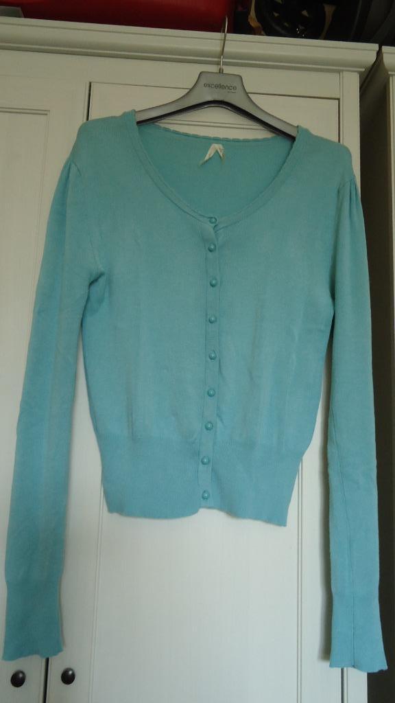 Golf/gilet : 4stuks - lichtblauw, donkerblauw, geel &, zwart, Maat 38/40 (M), Atmosphere, Geel, Ophalen of Verzenden