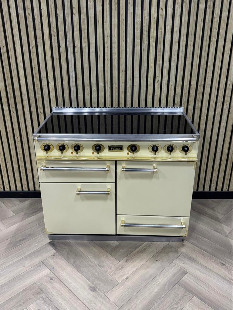 Falcon deluxe 110cm Crème Keramisch + Hete Lucht, Ophalen of Verzenden, Grill, Keramisch
