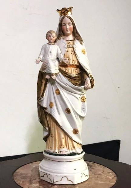 Maria met kindje Jezus Porselein Heiligenbeeld 😍💑🙏🤗👌, Ophalen of Verzenden