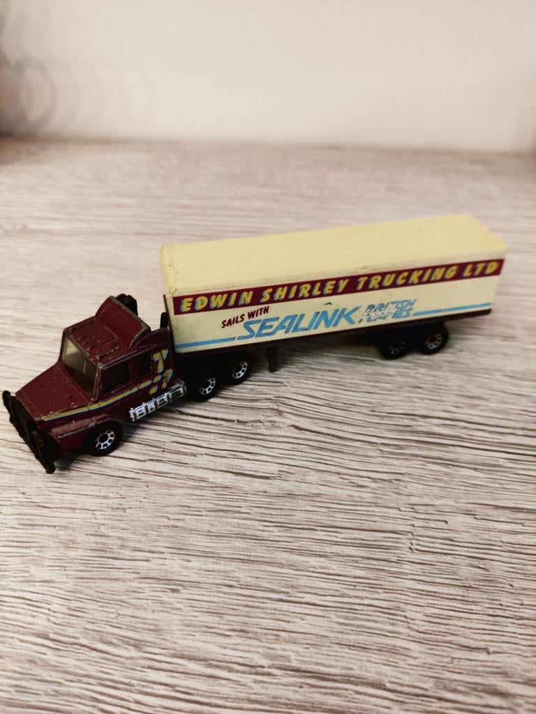 Matchbox Articulated trailer 1981 schaal 1:90, Ophalen, Gebruikt